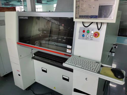 Hanwha Samsung PCB SMT Pick And Place Machine High Speed Automatic Second Hand