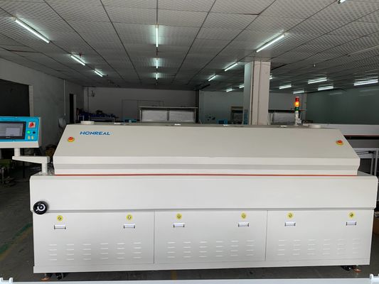 Hot Air SMT Reflow Soldering Machine , Fully Automatic Ir Curing Oven