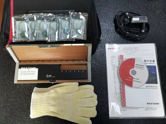Bestemp Thermocouple SMT Thermal Profiler For Reflow Oven 6 Channels