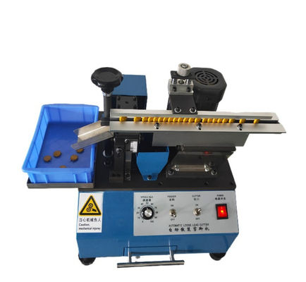 Capacitor Foot Component Lead Cutting Machine For Cutting Plug In Components