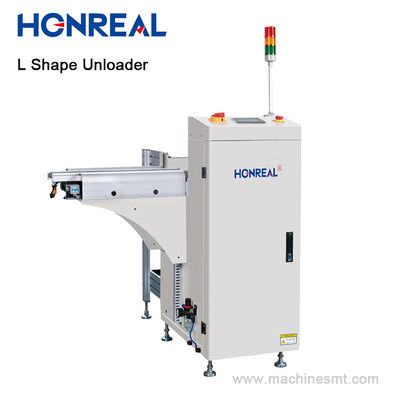 Automatic Magazine 90 Degree PCB Unloader Multi Rack L Shape CE