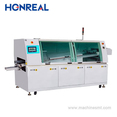 Dual Wave Automatic Dip Soldering Machine For 250mm PCB Production Line