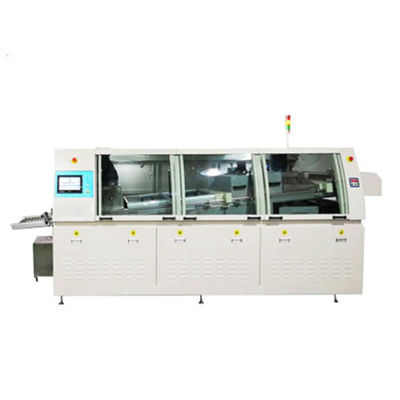 Dual Wave Automatic Wave Soldering Machine with Adjustable Conveyor Speed 0-1800mm/min