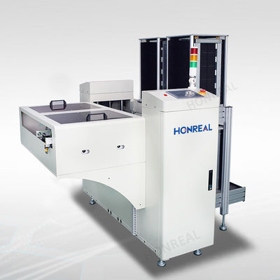 PLC Control SMT Automatic PCB Unloader Dual Rail For AOI Machine