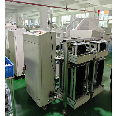 PLC Control SMT Automatic PCB Unloader Dual Rail For AOI Machine